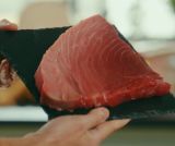 Thon snacké orange câpres amandes