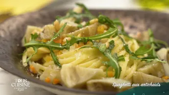 Tous en cuisine : la recette du jour - Spaghetti aux artichauts