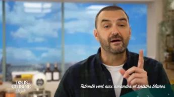 Tous en cuisine : la recette du jour - Taboulé vert aux amandes et raisins blancs