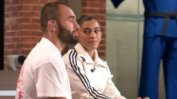 Stade 2 - Luka Mkheidze et Shirine Boukli vus par Olivia Leray