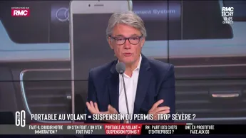 Les Grandes Gueules - Portable au volant = suspension immédiate du permis dans quatre départements : trop sévère ?