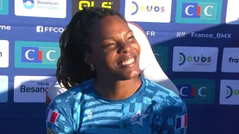 Championnats de France de BMX - BMX racing (F) - Axelle Etienne : "Faire ces championnats de France chaque année fait super plaisir"