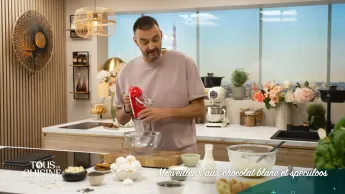 Tous en cuisine : la recette du jour - Merveilleux au chocolat blanc et spéculoos