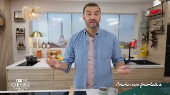 Tous en cuisine : la recette du jour - Sundae aux framboises