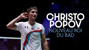 Stade 2 - Badminton : Christo Popov, le nouveau roi du bad