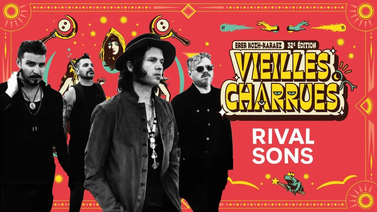 Rival Sons en concert aux Vieilles Charrues 2024